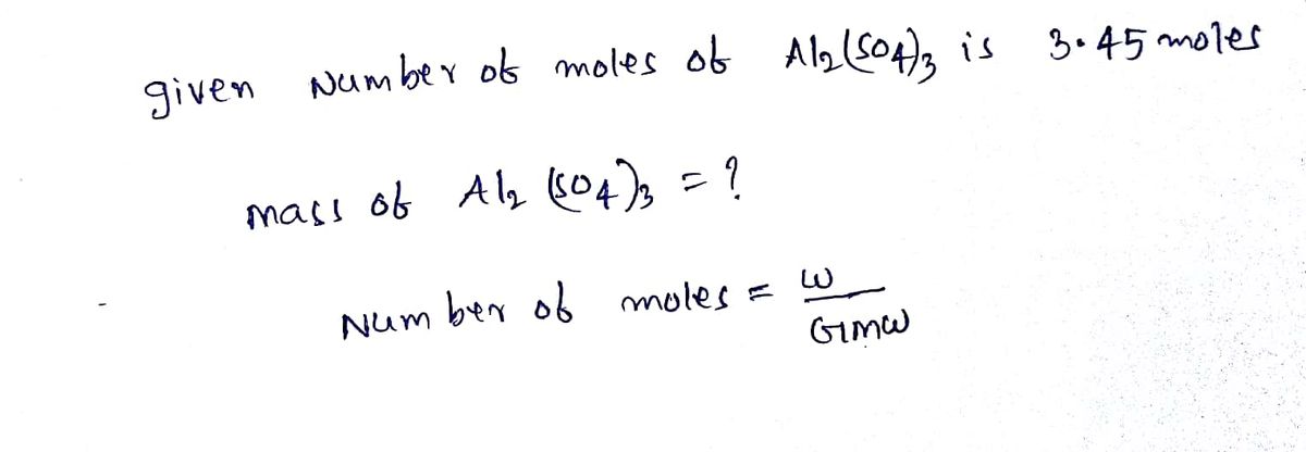 Chemistry homework question answer, step 1, image 1